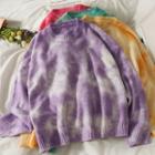 Tie-dyed Loose Sweater
