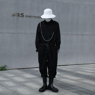 Chained Shirt Jumpsuit