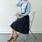 Plaid Overall Skirt