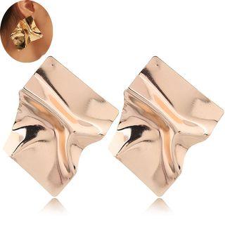 Irregular Alloy Square Earring
