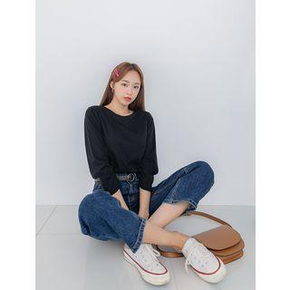 Plus Size Wide Straight Jeans