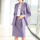 Double Breasted Blazer / Blouse / Skirt / Set