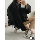 Drop-shoulder Pocket-front Jacket