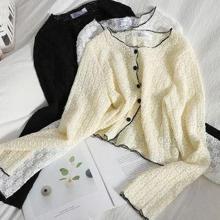 Eyelet Cardigan