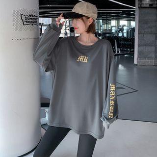 Quick Dry Lettering Sweatshirt