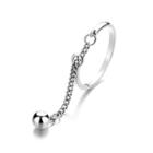 Sterling Silver Chain Ring 373fj - Silver - One Size