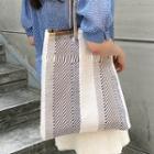 Woven Shopper Bag As Shown In Figure - One Size