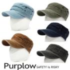 Washed Military Cap