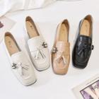 Tasseled Bow Loafers