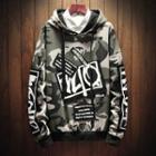 Applique Camouflage Hoodie
