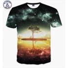 Tree Print Short-sleeve T-shirt
