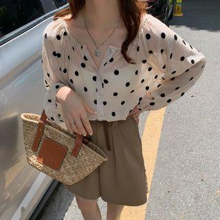 Dotted Sheer Shirt / Shorts