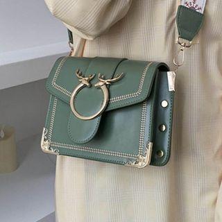 Buckle Flap Crossbody Bag