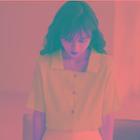 Elbow-sleeve Button-up Chiffon Top