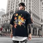 Left Print Short-sleeve T-shirt
