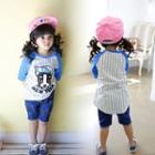 Family Dog Raglan Elbow-sleeve T-shirt