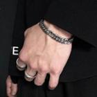 Chain Wide Bracelet 18cm - Bracelet - One Size