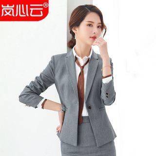 Blazer / Dress Pants / Pencil Skirt / Contrast Trim Shirt / Vest / Set