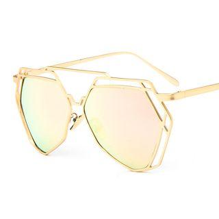 Geometric Oversized Sunglasses