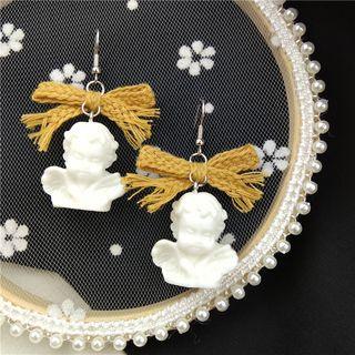 Angel & Bow Dangle Earring