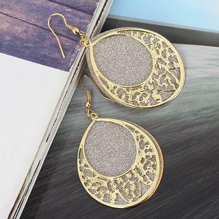 Cutout Metal Drop Earring