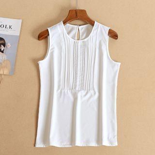 Accordion Sleeveless Top