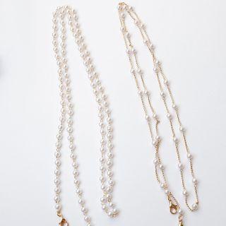 Faux Pearl Surgical Mask Retainer
