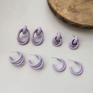 Matte Hoop / Open Hoop Earring