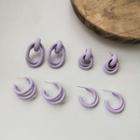 Matte Hoop / Open Hoop Earring
