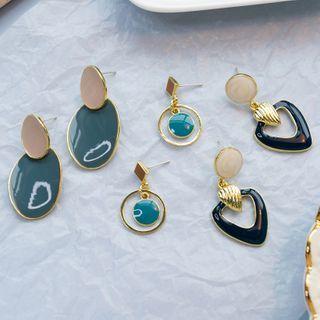Two Tone Geometric Earring(various Designs)