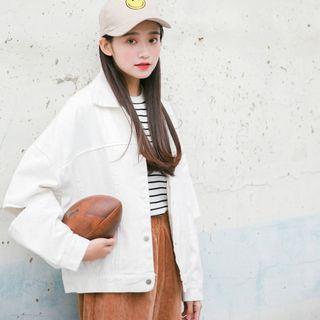 Cut Out Denim Jacket