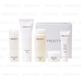 Tbc - Prenity Trial Set: White Cleansing 20ml + White Wash 15g + White Lotion 30ml + White Cream 5g + Uv White Cream Spf 50+ Pa++++ 5g 5 Pcs