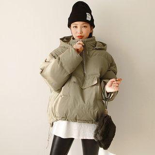 Detachable-hood Padding Anorak