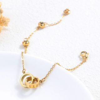 Stainless Steel Rhinestone Bracelet