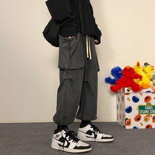 Plain Cargo Pants With Front Pocket