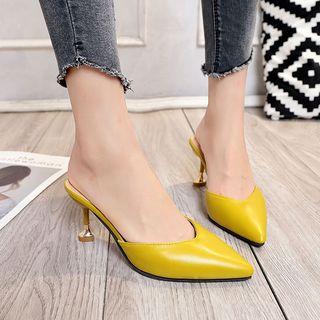 High-heel Mules