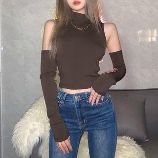 Set: Sleeveless Top + Arm Sleeves