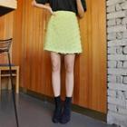 Fringed A-line Miniskirt