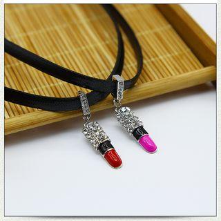 Lipstick Pendant Choker