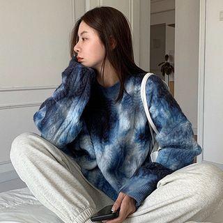 Dye Print Sweater