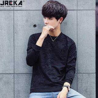 Long-sleeved Camo T-shirt