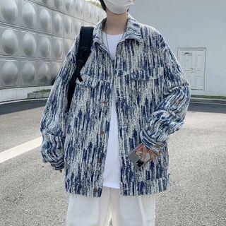 Tie-dye Button-up Jacket