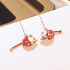 Mouse Drop Earring 1 Pair - As Shown In Figure - One Size