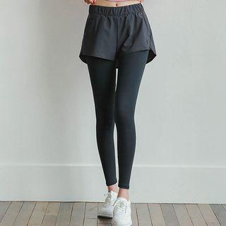 Skort Overlay Sports Leggings