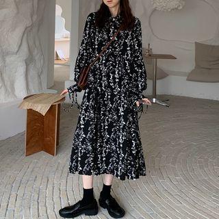 Floral Maxi Skirt Black - One Size