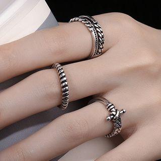 Layered / Cross Alloy Ring