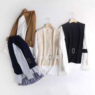 Set: Shirt + Sweater Vest