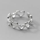Heart Ring S925 - 1 Pc - Silver - One Size