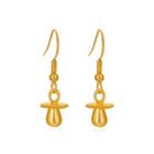 Bell Alloy Dangle Earring 01 - 1 Pair - 4346 - Gold - One Size