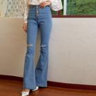 Retro Flared Skinny Jeans